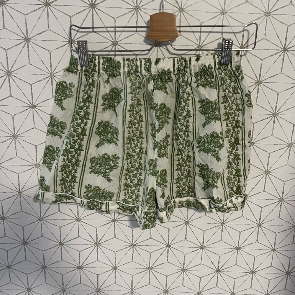 Darling Green Patterned Short
